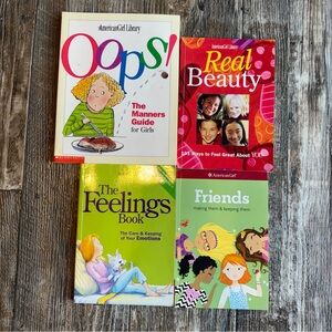 American Girl Books - Set of 4 - Manners, Friends, Feelings and Beauty